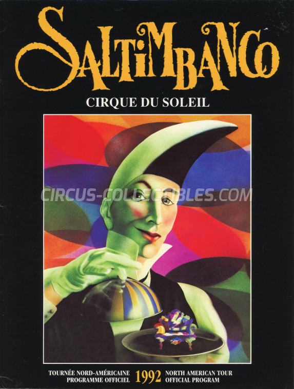 Cirque du Soleil Circus Program - Canada, 1992