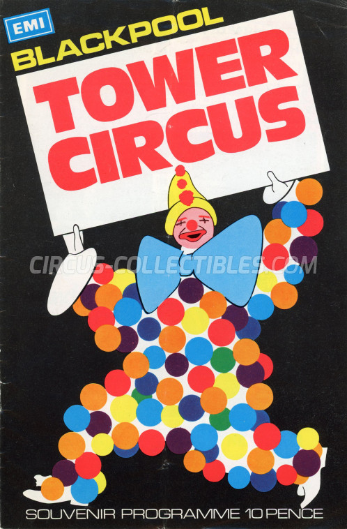 Blackpool Tower Circus Circus Program - England, 1974