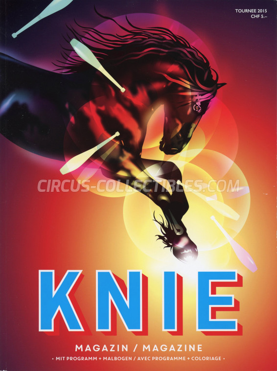 Knie Circus Program - Switzerland, 2015