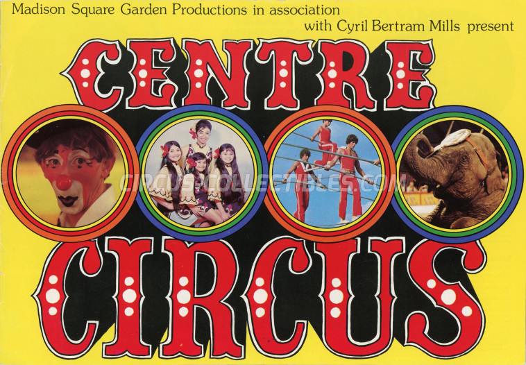 Centre Circus Circus Program - England, 1978