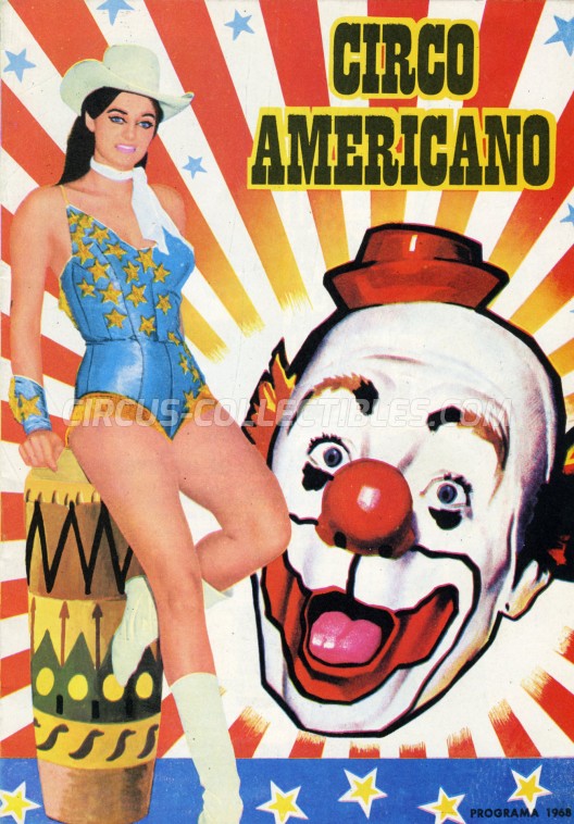 American Circus (Togni) Circus Program - Italy, 1968