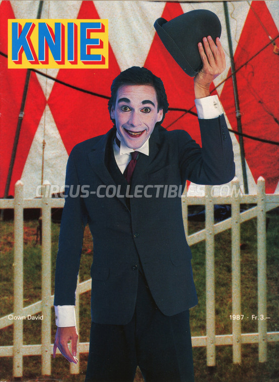 Knie Circus Program - Switzerland, 1987