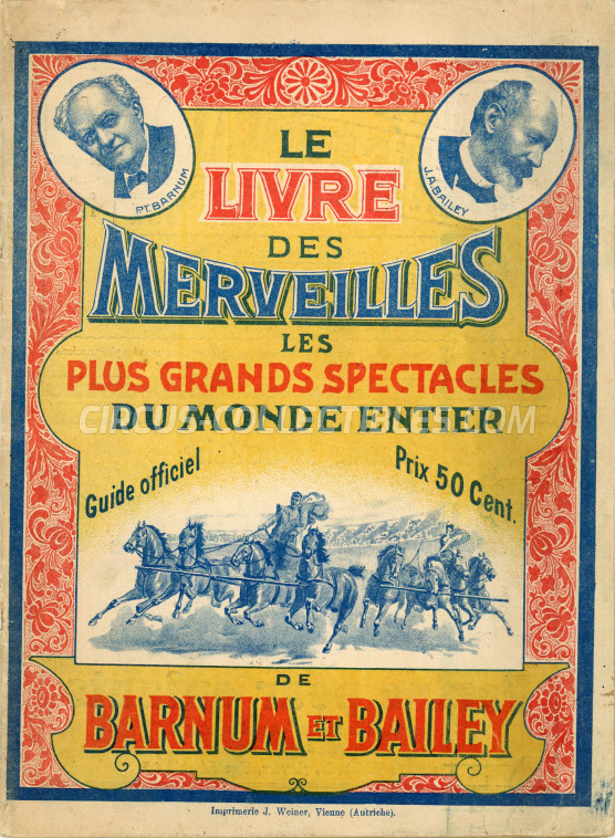Barnum & Bailey Circus Program - USA, 1901