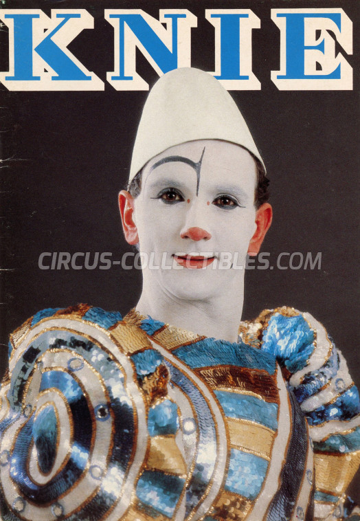 Knie Circus Program - Switzerland, 1981