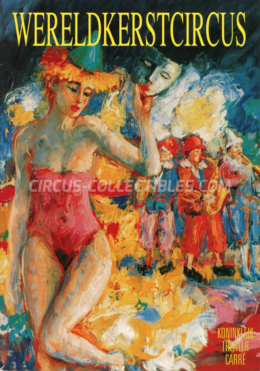 Wereldkerstcircus Circus Program - Netherlands, 1995