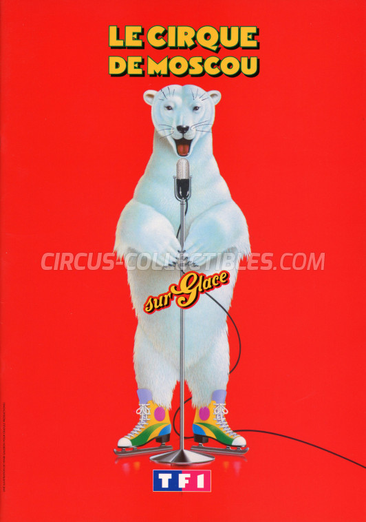 Moscow State Circus Circus Program - Russia, 1990