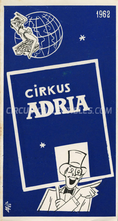 Adria Circus Program - Serbia, 1962