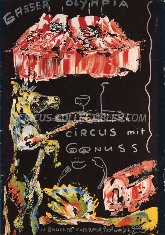 Olympia Circus Program - Switzerland, 1993
