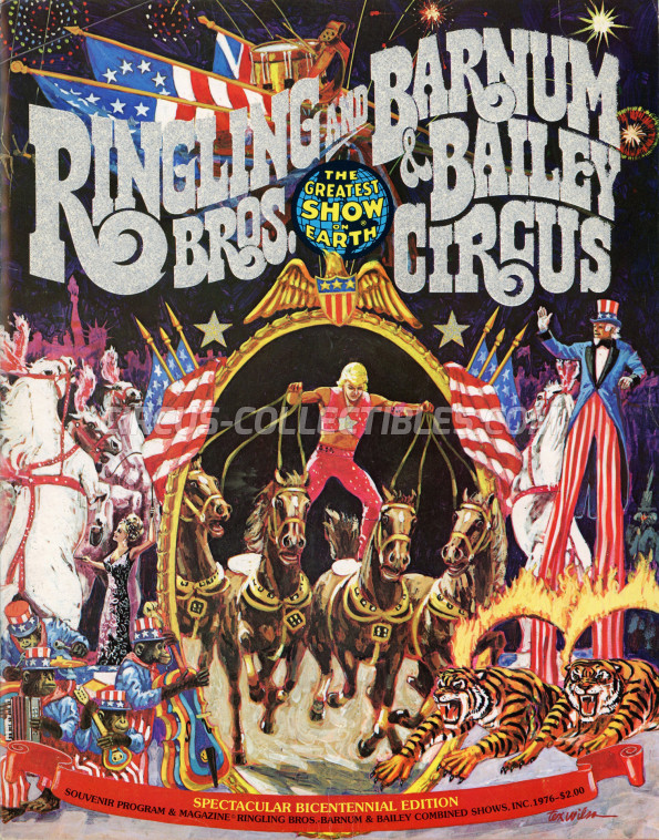 Ringling Bros. and Barnum & Bailey Circus Circus Program - USA, 1976