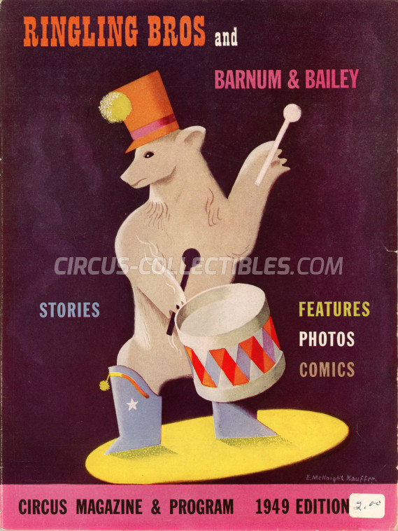 Ringling Bros. and Barnum & Bailey Circus Circus Program - USA, 1949
