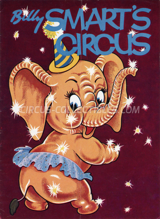 Billy Smart's Circus Circus Program - England, 1970