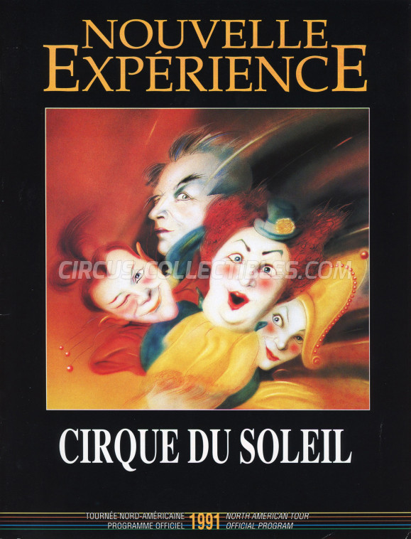 Cirque du Soleil Circus Program - Canada, 1991