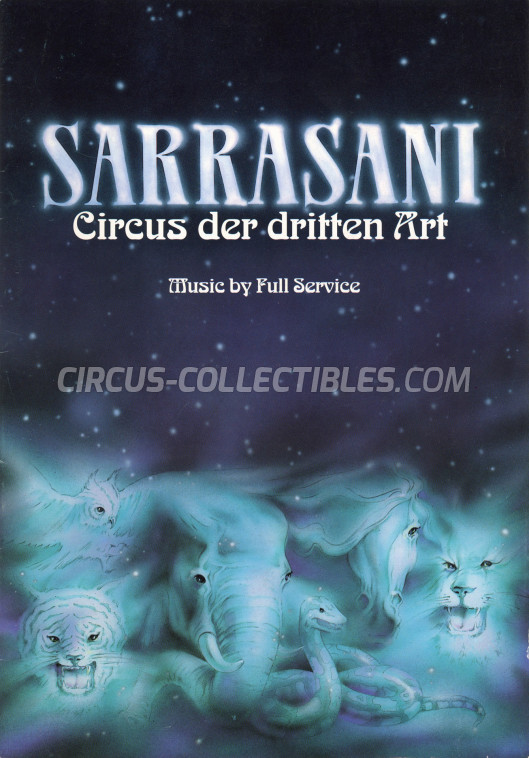 Sarrasani Circus Program - Germany, 1989