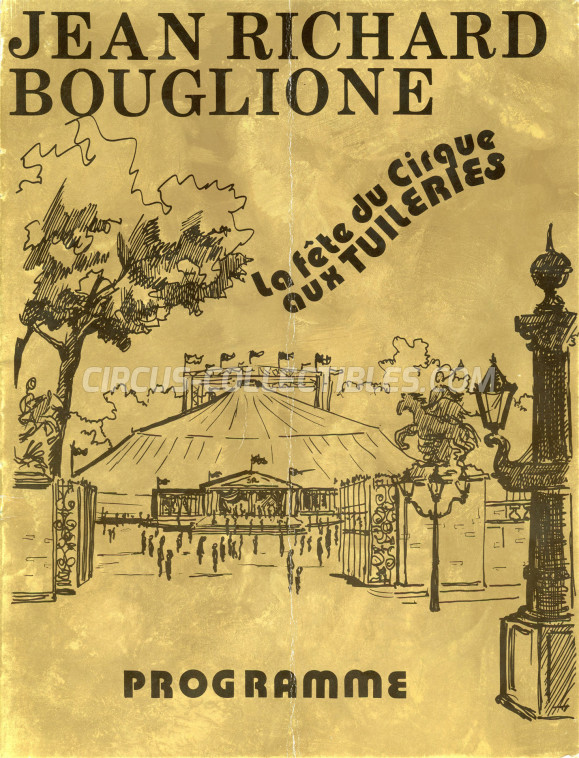 Jean Richard / Bouglione Circus Program - France, 1976