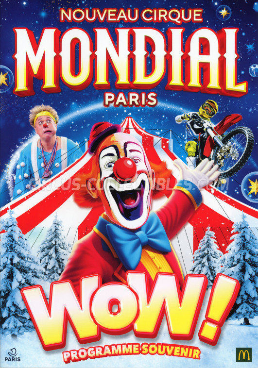 Mondial Circus Program - France, 2024