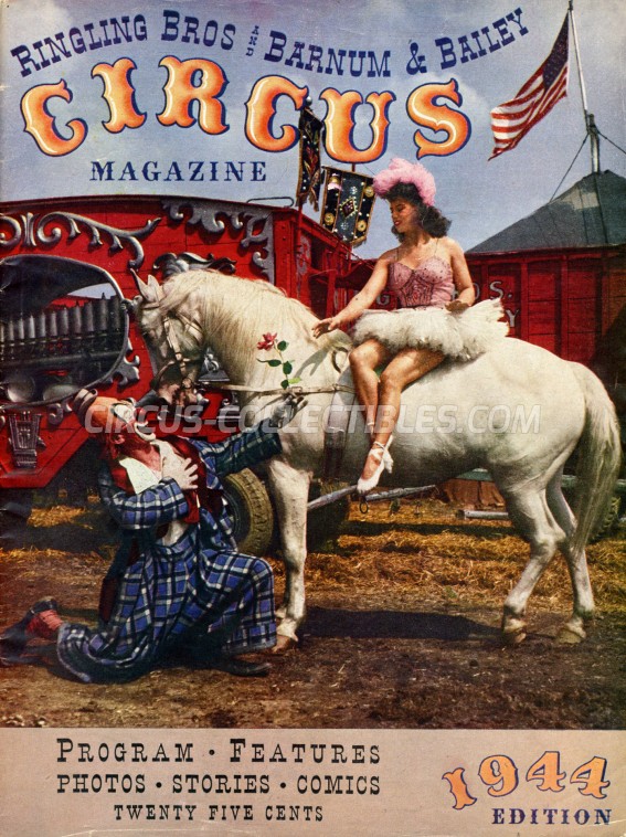 Ringling Bros. and Barnum & Bailey Circus Circus Program - USA, 1944