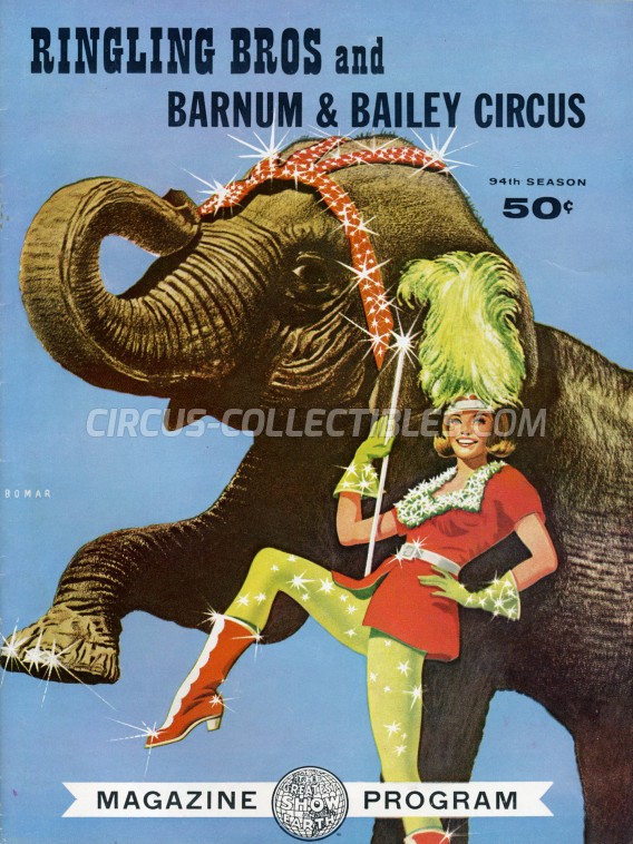 Ringling Bros. and Barnum & Bailey Circus Circus Program - USA, 1964