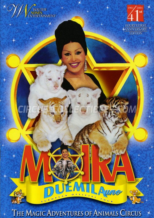 Moira Orfei Circus Program - Italy, 2001