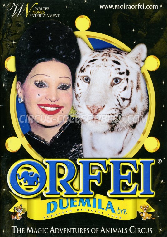 Moira Orfei Circus Program - Italy, 2003