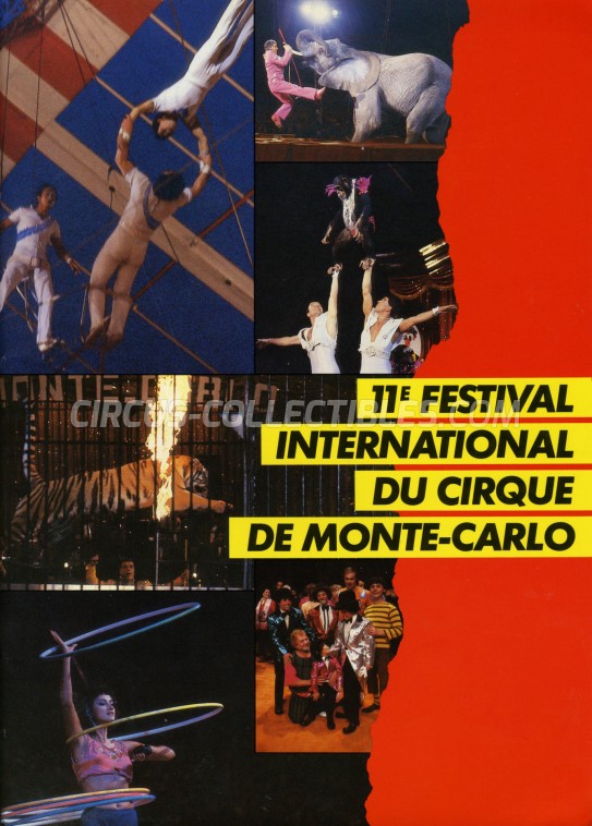 Festival International du Cirque de Monte-Carlo Circus Program - Monaco, 1985
