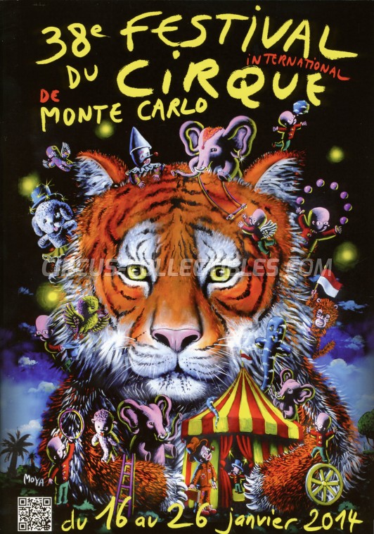 Festival International du Cirque de Monte-Carlo Circus Program - Monaco, 2014