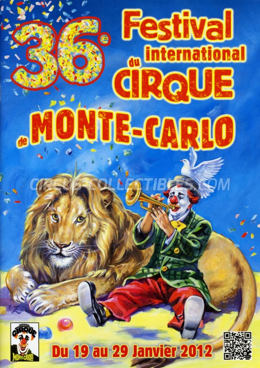 Festival International du Cirque de Monte-Carlo Circus Program - Monaco, 2012