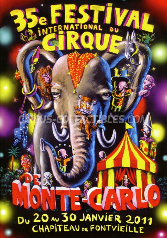 Festival International du Cirque de Monte-Carlo Circus Program - Monaco, 2011