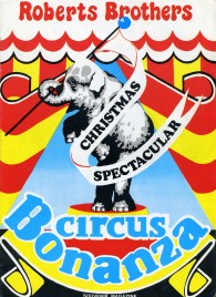 Roberts Brothers Circus Bonanza - Program - England, 1982