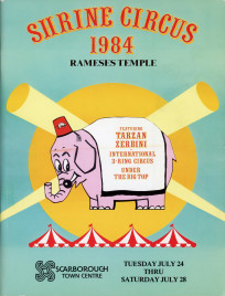 Shrine Circus - Program - Canada, 1984