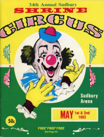 Shrine Circus - Program - Canada, 1983