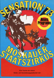 Moskauer Staatszirkus - Program - Russia, 1972