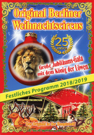 Original Berliner Weihnachtszirkus - Program - Germany, 2018