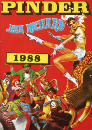 Cirque Pinder - Jean Richard - Program - France, 1988