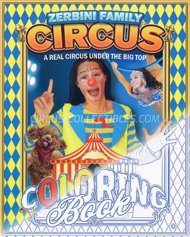 Zerbini Family Circus - Coloring Book - 2018