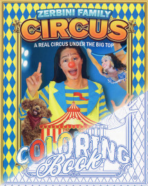 Zerbini Family Circus - Coloring Book - USA, 2018