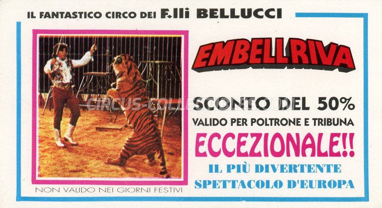 Embell Riva Circus Ticket/Flyer -  0