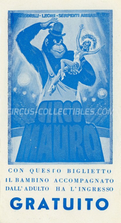 Mauro Circus Ticket/Flyer -  0
