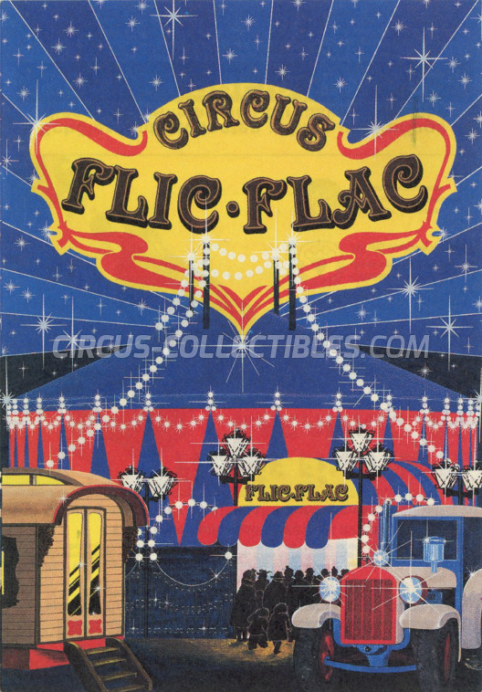 Flic Flac Circus Ticket/Flyer - Germany 1989