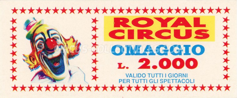 Royal (IT) Circus Ticket/Flyer -  0