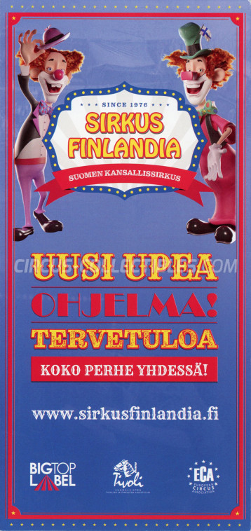 Finlandia Circus Ticket/Flyer - Finland 2022