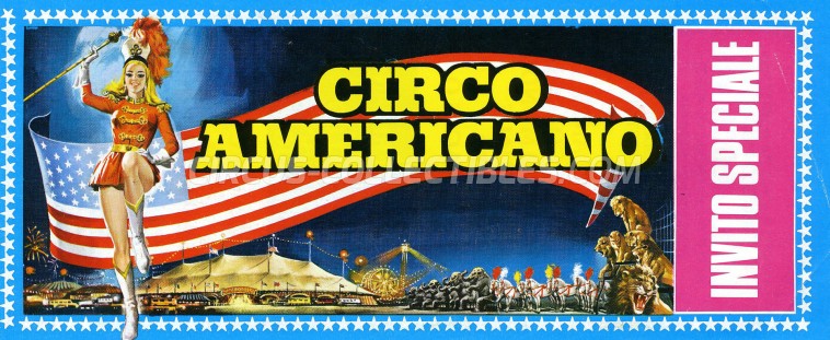 American Circus (Togni) Circus Ticket/Flyer -  1970
