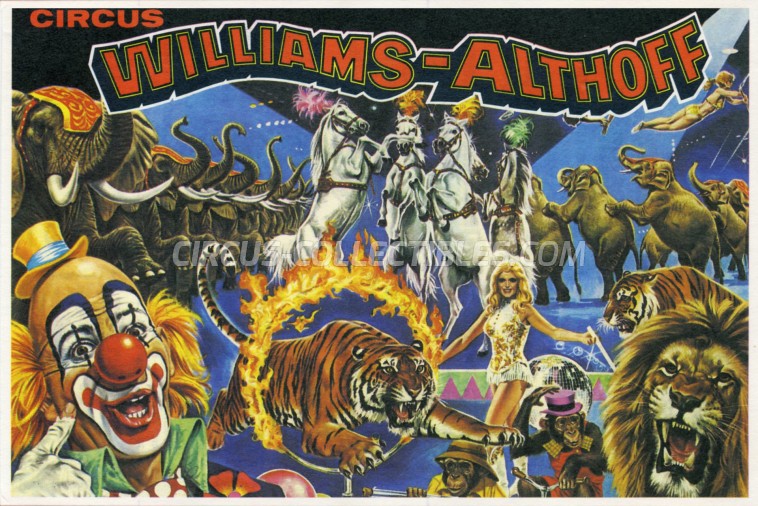 Althoff-Williams Circus Ticket/Flyer -  1978