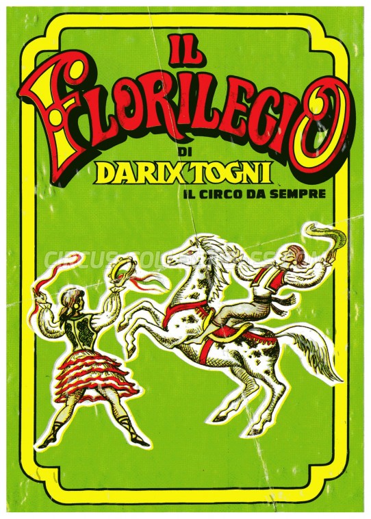 Darix Togni Circus Ticket/Flyer - Italy 2001