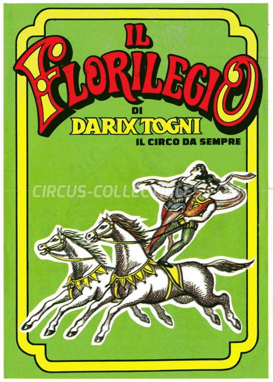 Darix Togni Circus Ticket/Flyer - Italy 2000