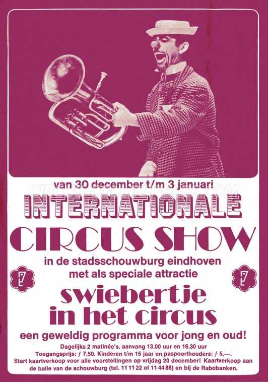 Internationale Circus Show Circus Ticket/Flyer - Netherlands 0