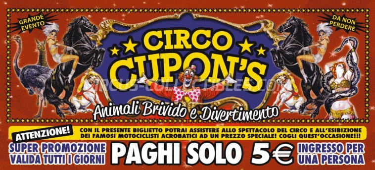 Cupon's Circus Ticket/Flyer -  0