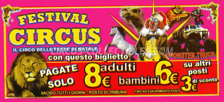 Festival Circus Circus Ticket/Flyer -  0