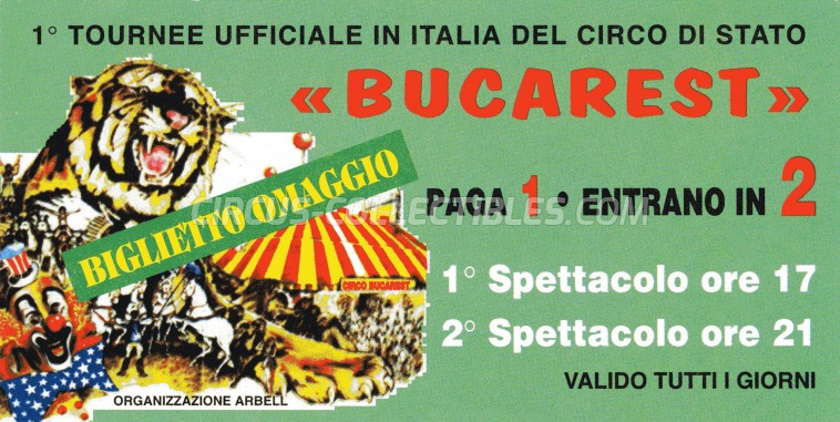 Circo di Stato di Bucarest Circus Ticket/Flyer -  0