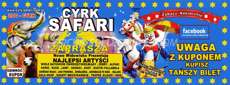 Safari (PL) Circus Ticket/Flyer -  0
