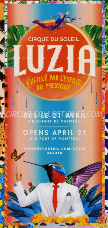 Cirque du Soleil Circus Ticket/Flyer - Canada 2016